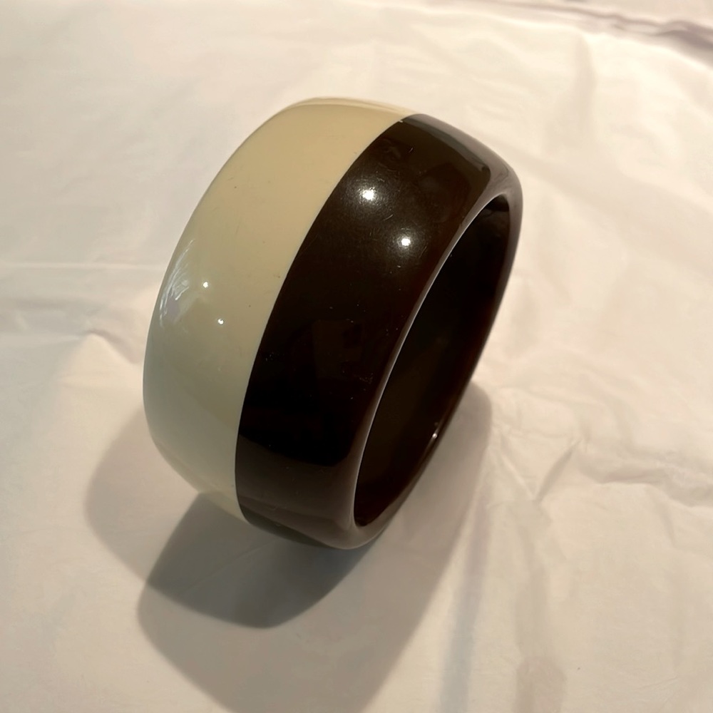Bangle Plastic - duo toned bohemian style